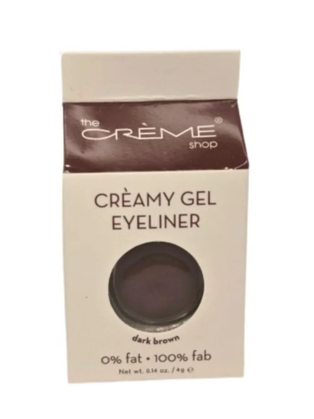 The Crème Shop Creamy Gel Eyeliner Dark Brown NEW